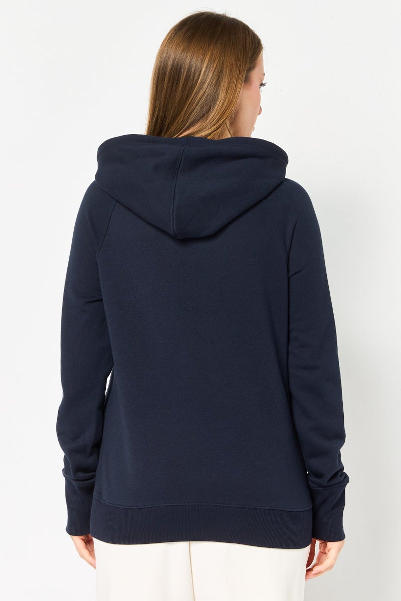 Champion Women Sportswear Fit Long Sleeve Outdoor Hoodies, Navy - Image 4