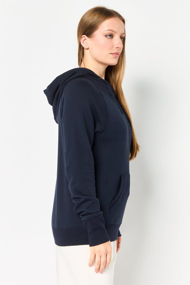 Champion Women Sportswear Fit Long Sleeve Outdoor Hoodies, Navy - Image 3
