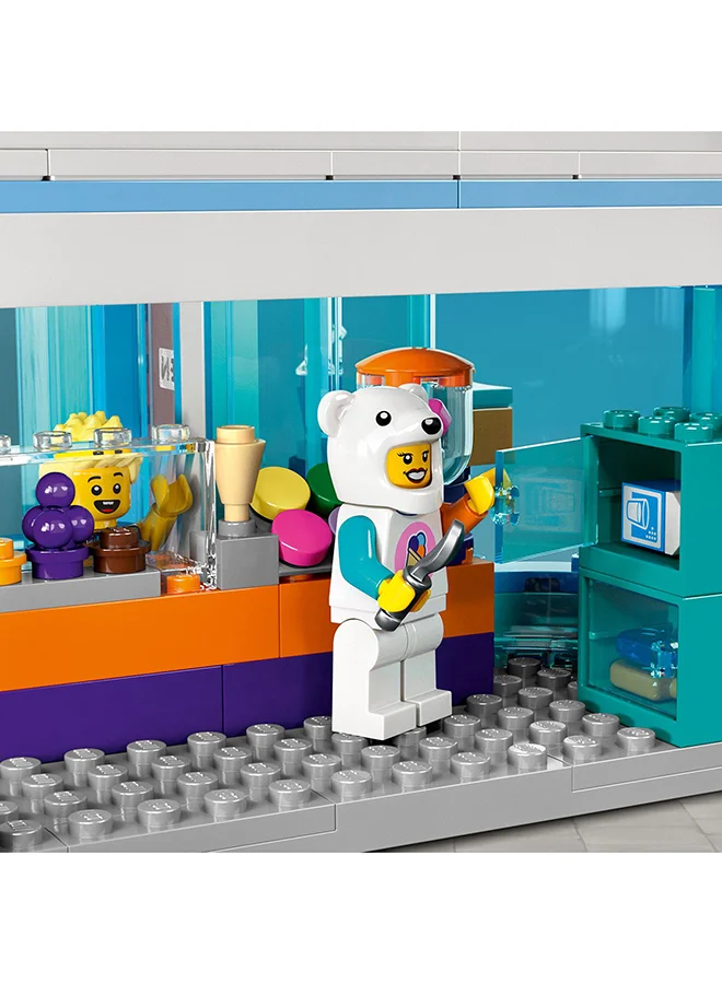 LEGO City Ice-Cream Shop 60363 Building Toy Set; Includes a Cargo Bike, 3 Minifigures and Lots of Fun Features and Accessories for Imaginative Role Play; Gift Idea for Ages 6 and over (296 Pieces)