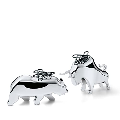 Philippi Bull & Bear Paper Clip Holders Set - Image 1