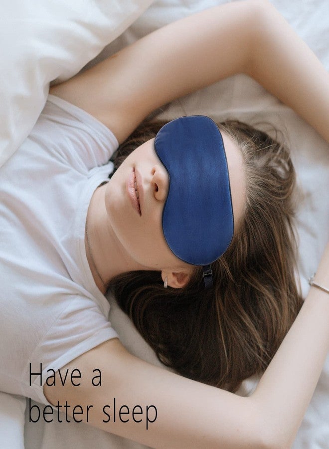 Srhythm Silk Eye Mask for Men Women, Comfortable&Soft Sleep Mask with Adjustable Strap to Block Light, Ultimate Sleeping Aid/Blindfold,Super Smooth Eye Shade Cover - Image 2