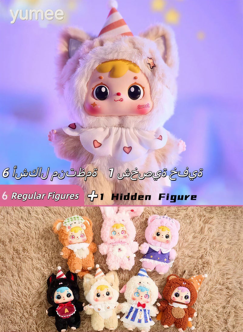 yumee Plush Animal Blind Box Toy – 1 Random Cute Collectible Doll Bag Charm, Perfect for Bags, Gifts & Room Decor - Image 1