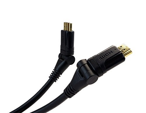 VisionTek 4K UHD High-speed Male-to-Male HDMI to HDMI Pivot Cable (10 feet)- 900750 - Image 1