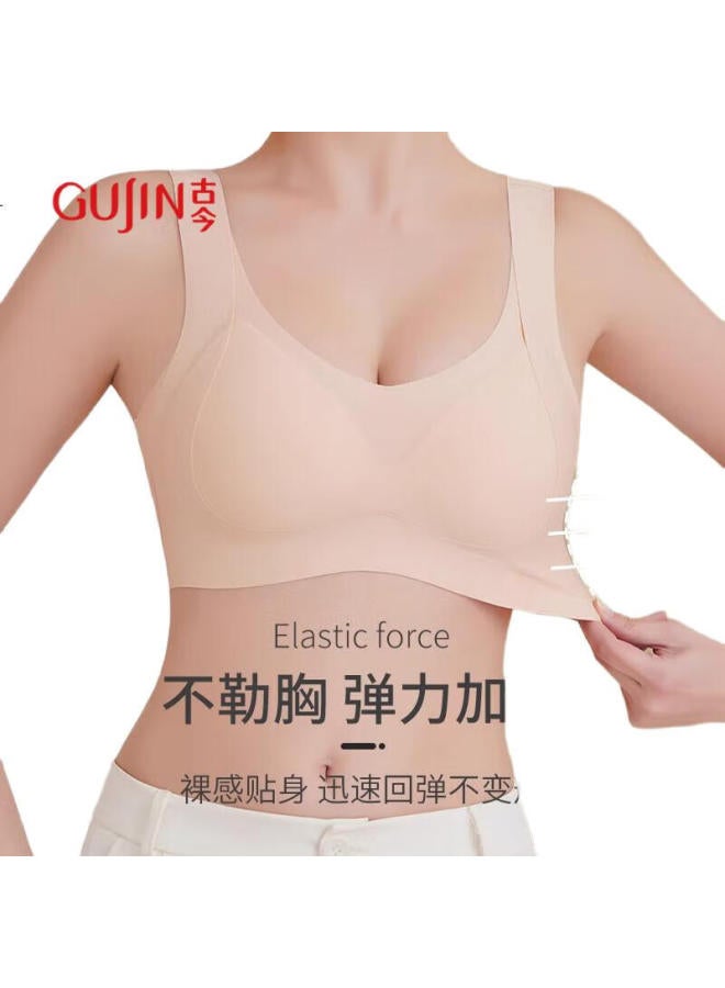 GUJIN صدرية جوجين الصغيرة المضادة للتدلي، مصغرة للثدي الكبير، تعديل دعم الجانبين، دعم ناعم، صدرية داخلية جميلة بدون خياطة - Image 2