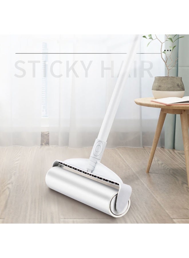 Lint Remover Roller, Extra Sticky Reusable Lint Roller with 9 Refiils and Retractable Long Handle for Dust and Hair Removal, Pet Hair Remover Roller for Clothes, Sofa, Bed, Carpet and Floor  - Image 4