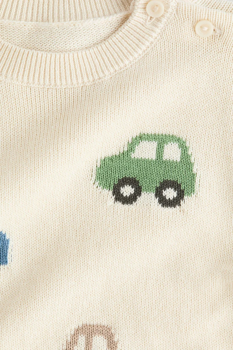 H&M Jacquard-knit cotton jumper