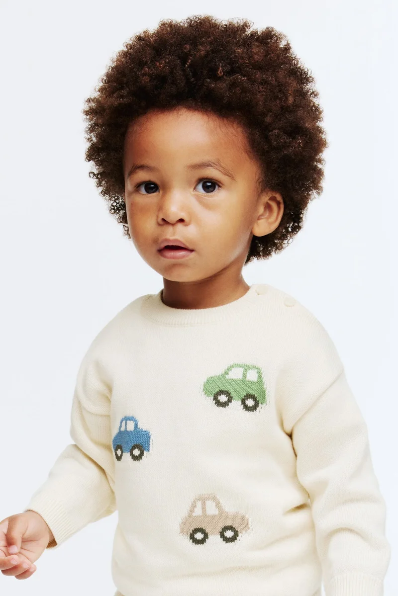 H&M Jacquard-knit cotton jumper