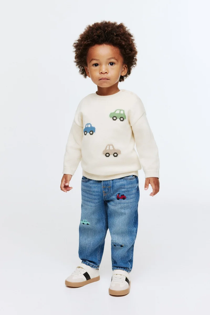 H&M Jacquard-knit cotton jumper