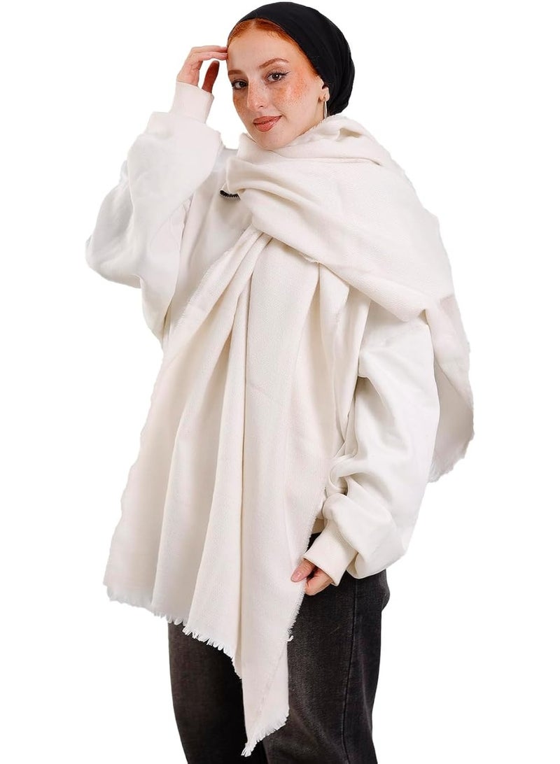 شال حريمي شتوي ناعم دافئ حجاب لف أنيق للاستخدام اليومي - Image 2