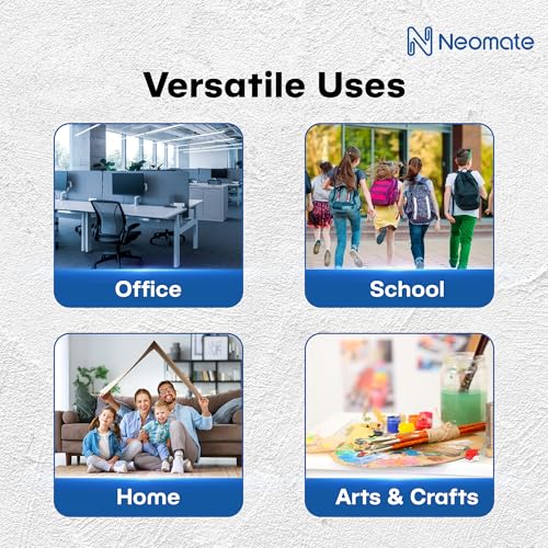 Neomate Magic Tape with Refillable Dispenser | 1.9cm x 25.4m | Invisible, Writable, Hand-Tearable for School, Home, and Office Use - Image 2