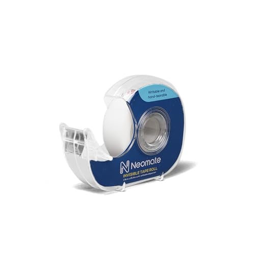 Neomate Magic Tape with Refillable Dispenser | 1.9cm x 25.4m | Invisible, Writable, Hand-Tearable for School, Home, and Office Use - Image 1