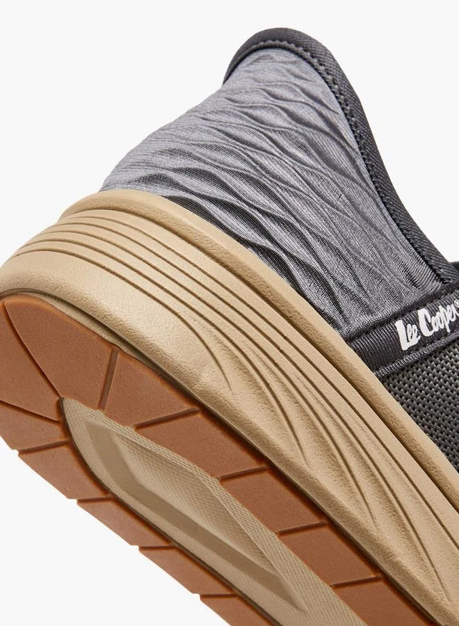 Lee Cooper GREY Men'S Textured Slip-On Sneakers for Men | Best Price UAE