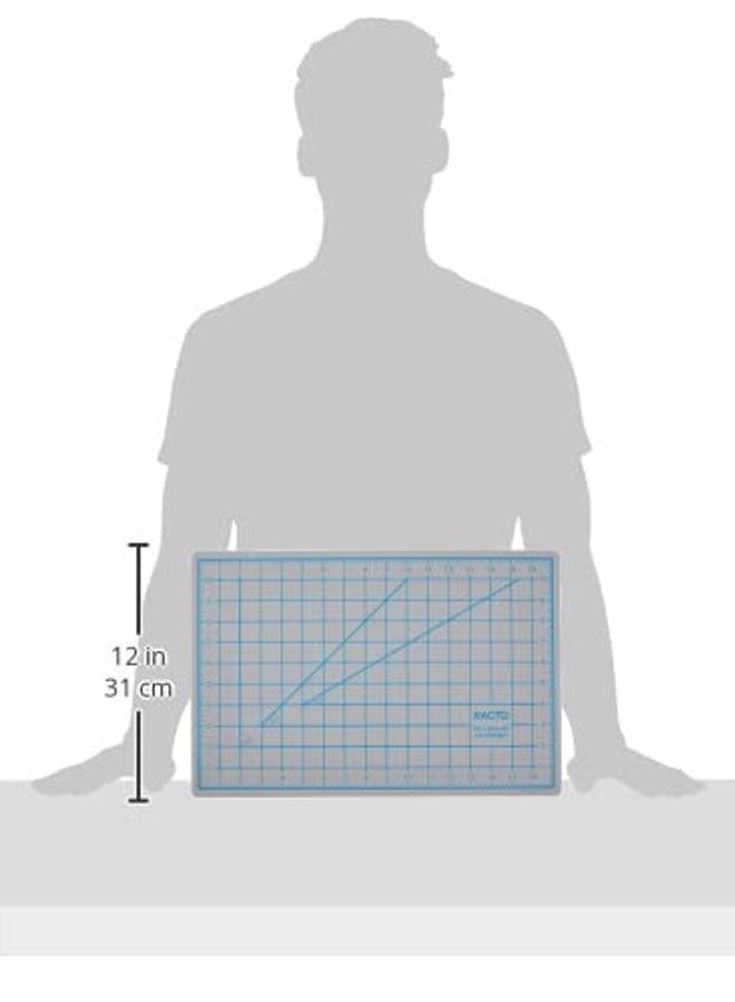 X-Acto X7761 Self-healing cutting mat, nonslip bottom, 1 grid, 12-Inch by 18-Inch board with 11-Inch by 17-Inch measuring surface, gray - Image 2