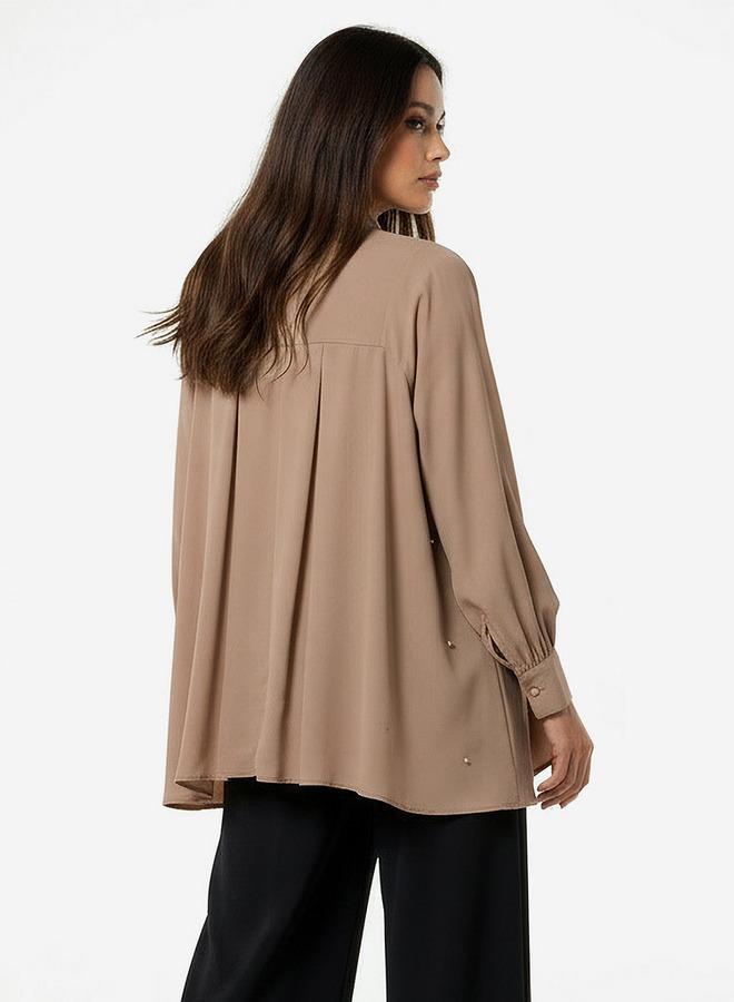 Iconic Relaxed Fit Top with Rhinestone Embellishments - Image 5