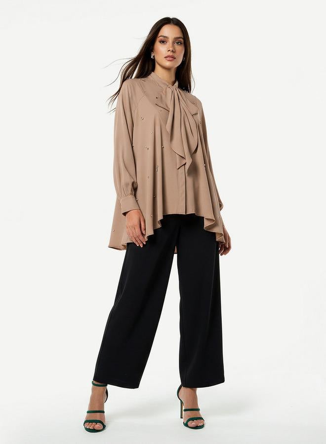 Iconic Relaxed Fit Top with Rhinestone Embellishments - Image 4