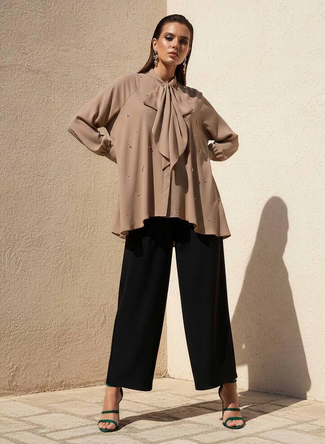 Iconic Relaxed Fit Top with Rhinestone Embellishments - Image 3