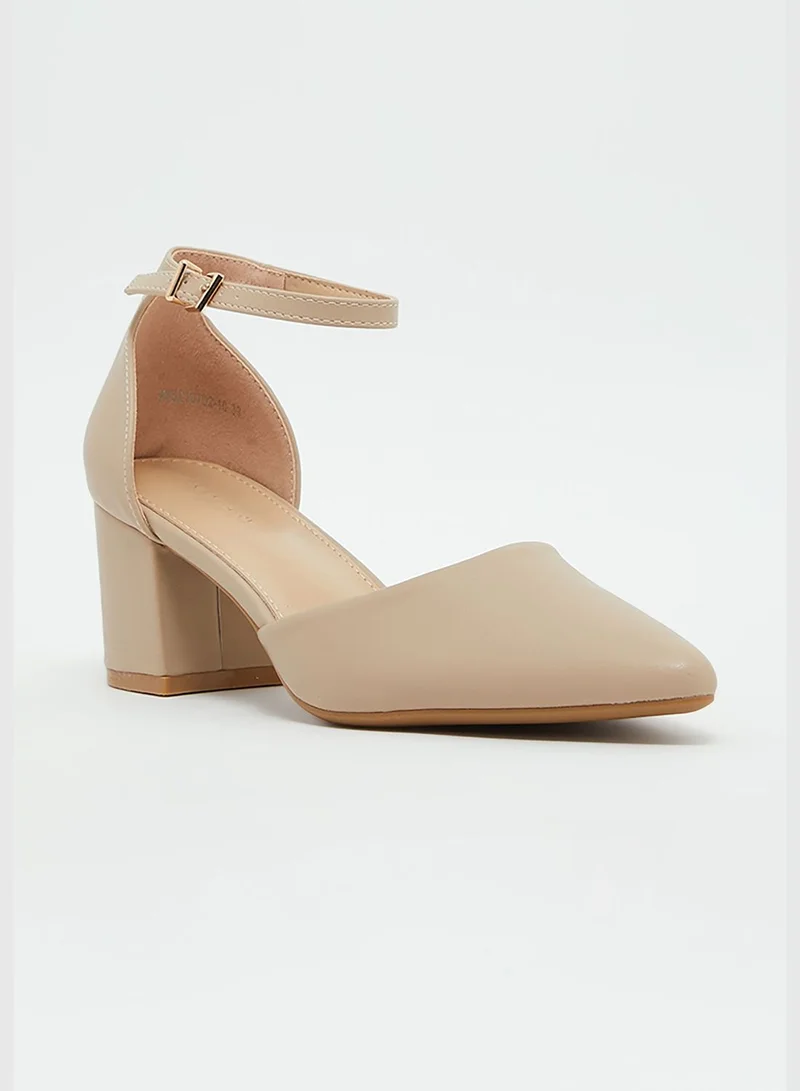 سي سي سي Basic block heel pump