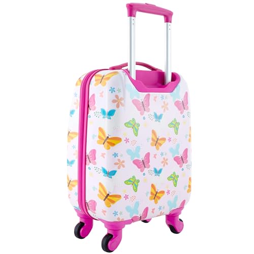 Travelers Club 5 Piece Kids' Luggage Set, Butterfly - Image 3