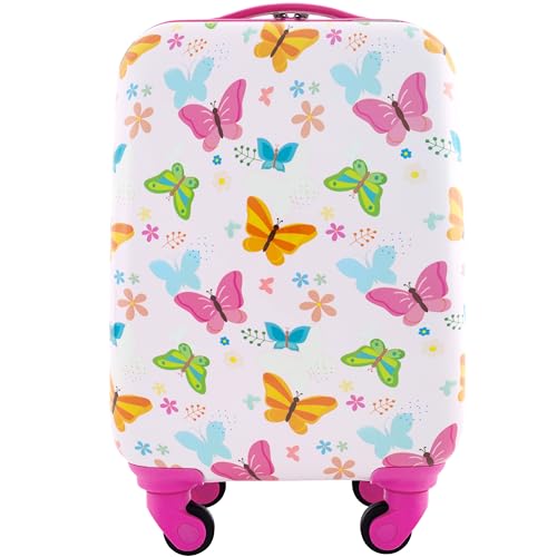 Travelers Club 5 Piece Kids' Luggage Set, Butterfly - Image 2