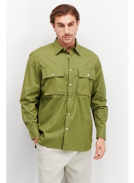 Men Regular Fit Long Sleeve Plain Casual Shirt, Green - pzsku/Z531427233A9D0DB83800Z/45/_/1726109413/88e7c76c-8bc9-49e4-b305-ccee4475a338