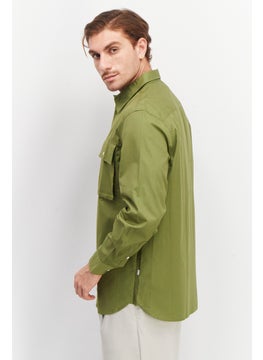 Men Regular Fit Long Sleeve Plain Casual Shirt, Green - pzsku/Z531427233A9D0DB83800Z/45/_/1739715566/1034a750-e568-4206-a78d-9d54fc0fcd0c