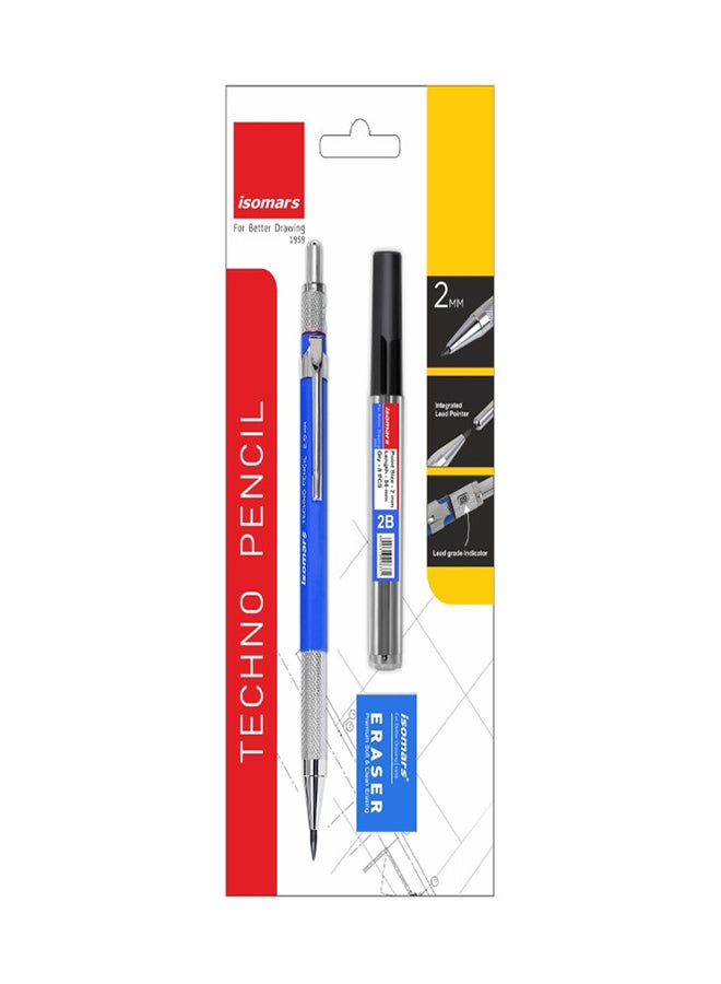 Isomars قلم رصاص بزاوية - قلم رصاص 2مم - تكنولوجيا