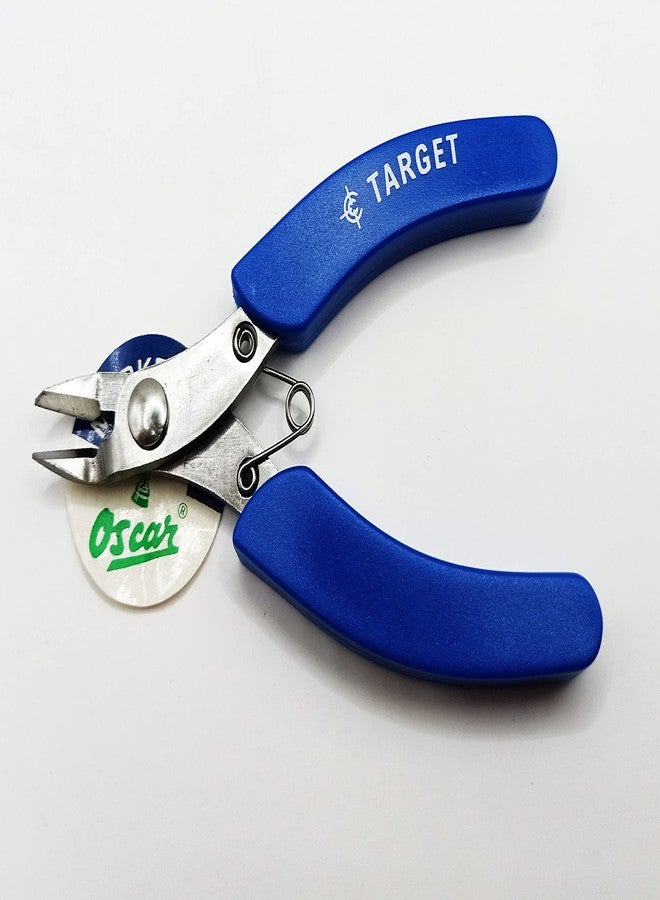 OSCAR TARGET 4 "Stainless Steel Mini Diagonal Nipper Cutter Plier Multi Use Plastic Coated for Wire/Plastic Cutting, Jewellery Making & Repair, Electronic, Watchmaking, Hobby Crafts DIY - Image 2