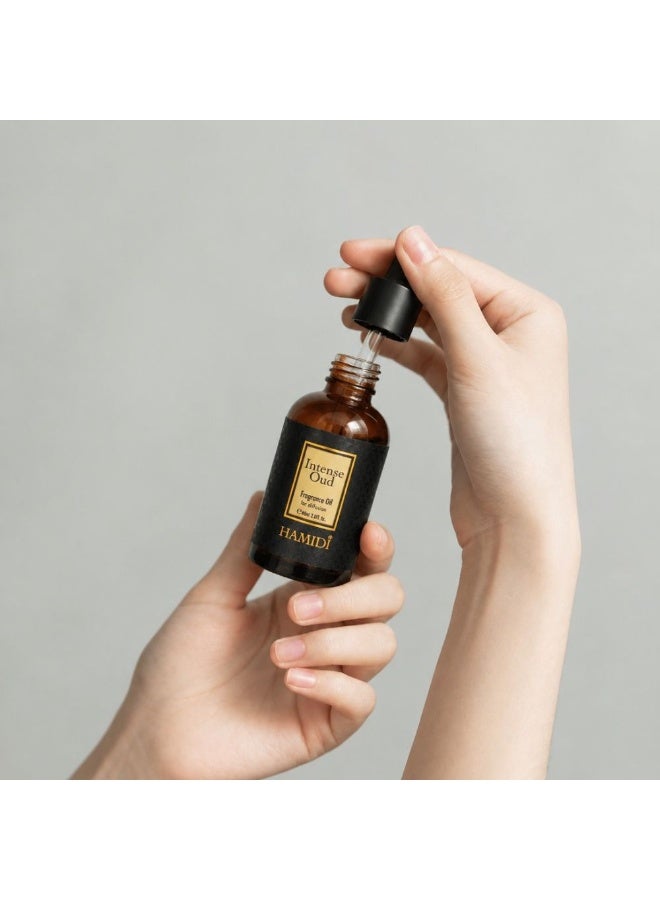 Hamidi Intense Oud Diffuser Oil 60ml, Multi Colour, Home Fragrance Diffuser Oil For Aroma Use, For Home Styling, Tabletop Display And Interior Ambience - Image 3