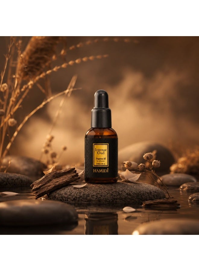 Hamidi Intense Oud Diffuser Oil 60ml, Multi Colour, Home Fragrance Diffuser Oil For Aroma Use, For Home Styling, Tabletop Display And Interior Ambience - Image 4