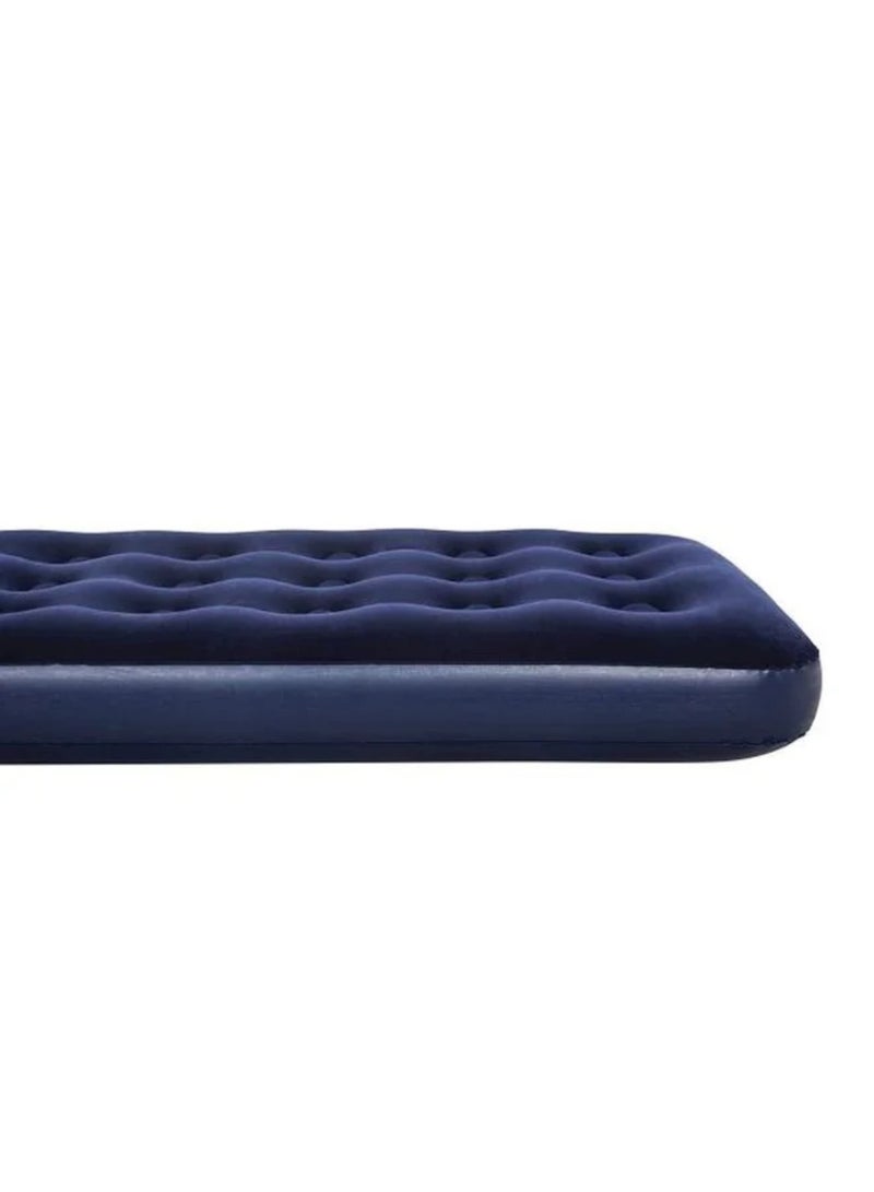 A single-size inflatable air mattress with comfortable velvet, ideal for camping and home use. - Image 3