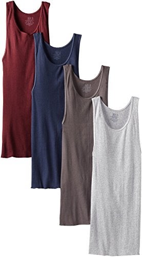 Fruit of the Loom Men's A-Shirt (Pack of 4), Assorted, X-Large - Image 4