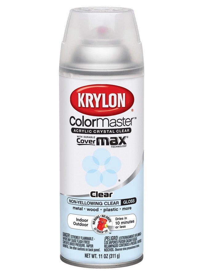 كريلون K05130107 ColorMaster أكريليك كريستال شفاف، لامع، شفاف، 11 أونصة.
