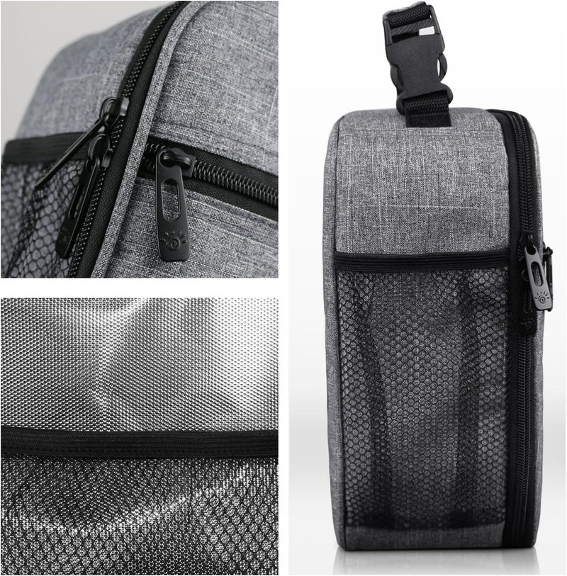 Hap Tim Lunch Box Insulated Lunch Bag Large Cooler Tote Bag for Adult,Men,Women, Double Deck Cooler for Office/Picnic (SA-18654-G) - Image 4