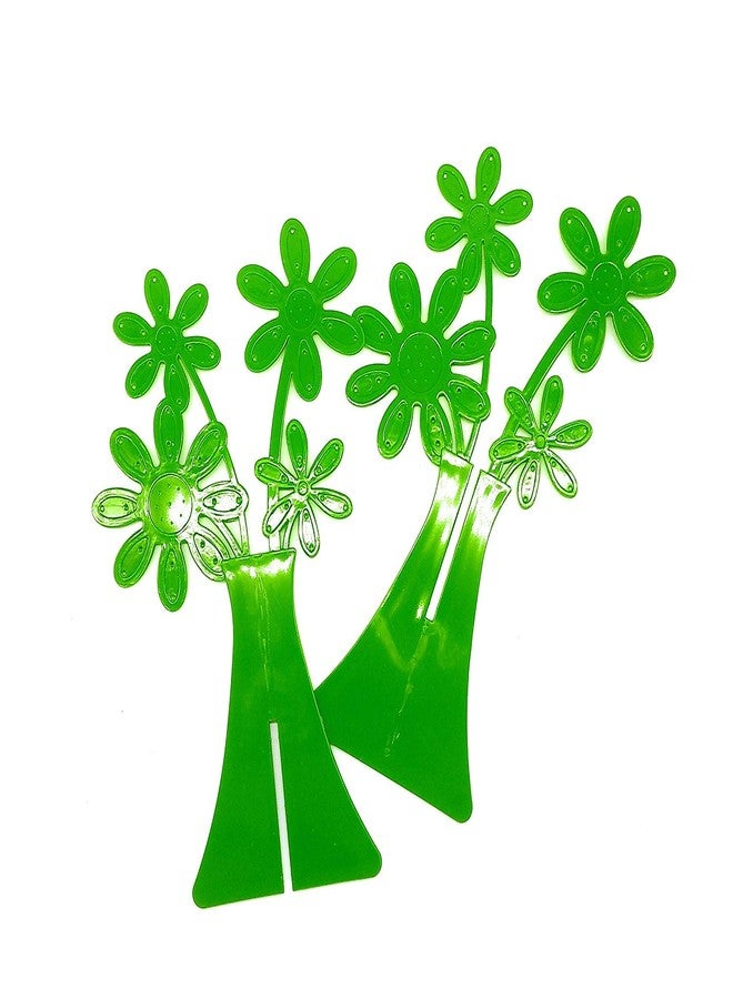 CONNECTWIDE Chandni flower Tree Jewelry Necklace Stud Earring Holder Organizer Display Rack Tower Stand Tree (Green) - Image 2