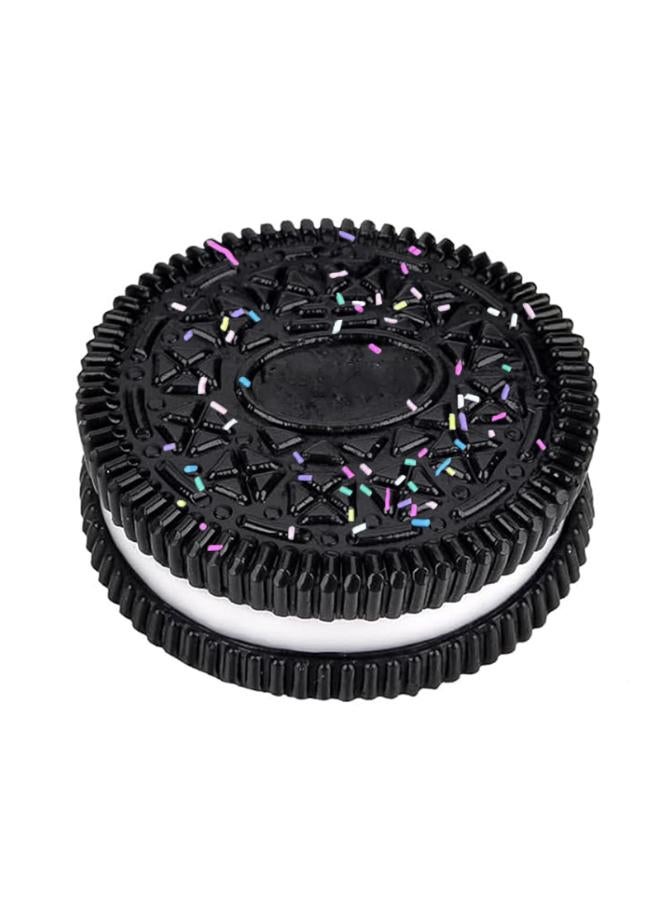 12 سم فوفو سكويشي، كبيرة جدًا، تابا، مجموعة ألعاب، تخفيف التوتر، لعبة البسكويت، لعبة تهوية فائقة النعومة لتخفيف الضغط (أسود)