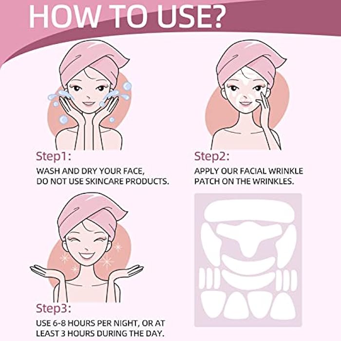 Rinycwa Facial Wrinkle Patches 160 – for Forehead Lines, Frown Areas, Smile Creases & Fine Signs – Overnight Anti-Aging Facial Stickers to Smooth Skin, Safe and Gentle for All Skin Types - Image 5
