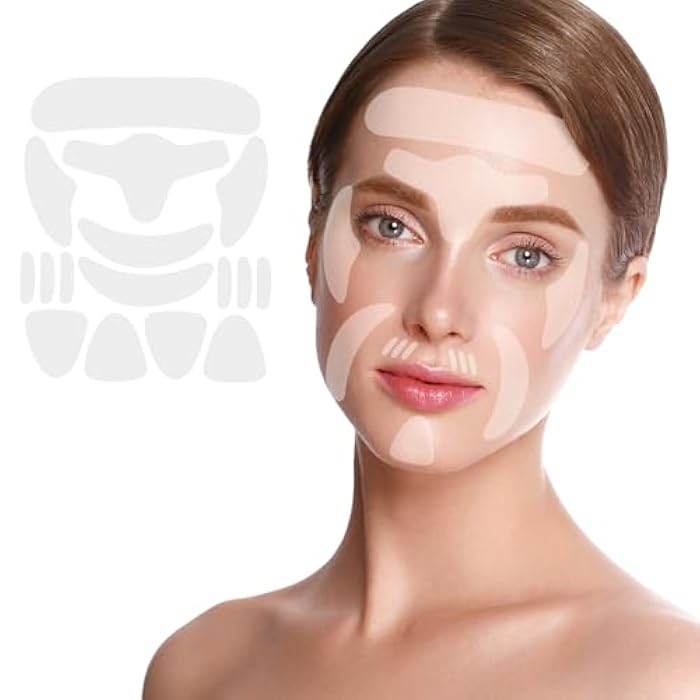 Rinycwa Facial Wrinkle Patches 160 – for Forehead Lines, Frown Areas, Smile Creases & Fine Signs – Overnight Anti-Aging Facial Stickers to Smooth Skin, Safe and Gentle for All Skin Types - Image 1