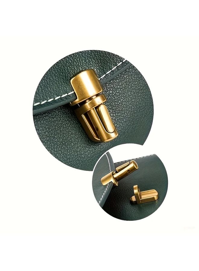 مشبك قفل إغلاق عمود معدني أسود للسلاح لحقيبة التوت ومحفظة وإكسسوارات DIY - Image 4