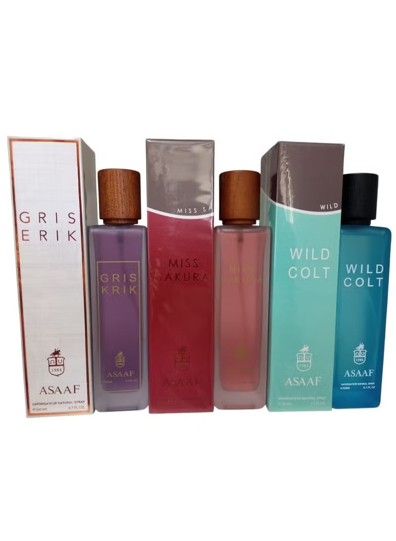 ASAAF WILD COLT AND MISS SAKURA AND GRIS ERIK 200ML - Image 1