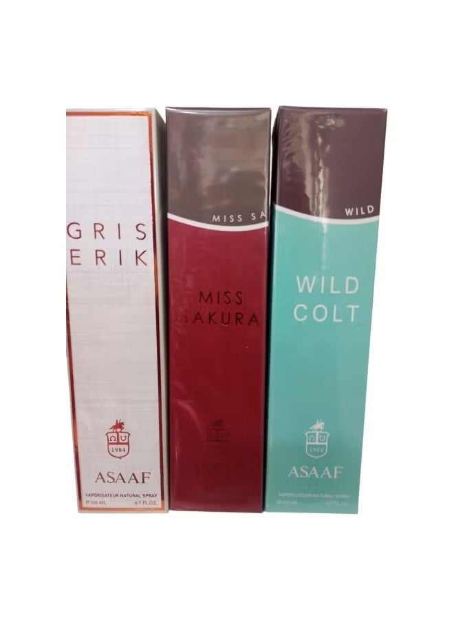 ASAAF WILD COLT AND MISS SAKURA AND GRIS ERIK 200ML - Image 3