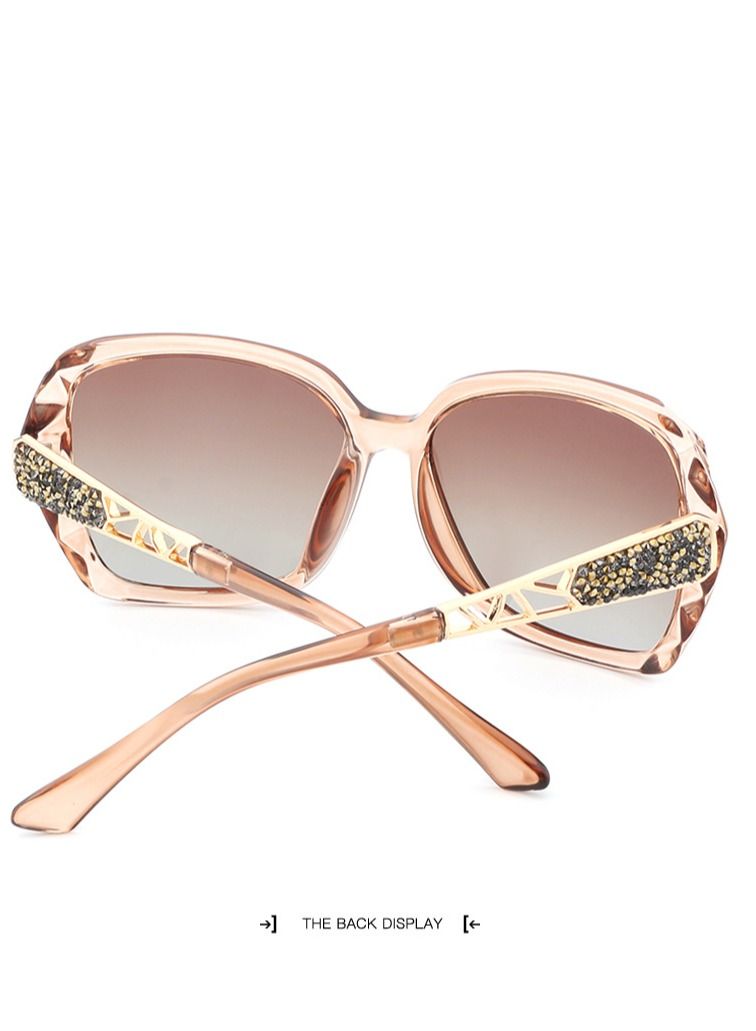 HDCRAFTER Women's Large Frame Polarized UV Resistant Sunglasses - Image 3