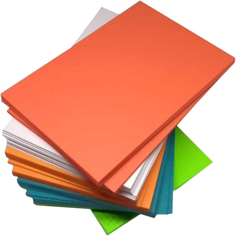 IMPRINT Card Stock, Index Cards 7" x 5" Bright Assorted Colors, 100 in This Package - Image 3