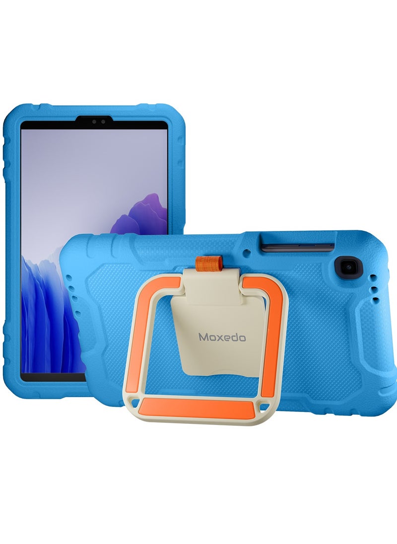 Moxedo Moxedo Rugged Protective EVA Foam Silicone Kids Case Cover, Shockproof Foldable 360 Rotatable Stand Handle Grip with Pencil Holder Compatible for Samsung Galaxy Tab A7 Lite 8.7-inch (Sky Blue)  - Image 1