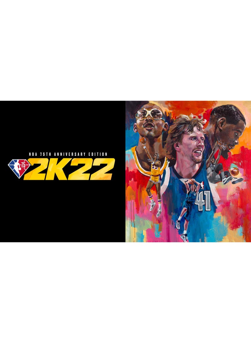 سويتش 0 NBA 2K22 (NBA 75th Anniversary Edition) – لعبة محاكاة كرة السلة – Nintendo Switch - Image 2