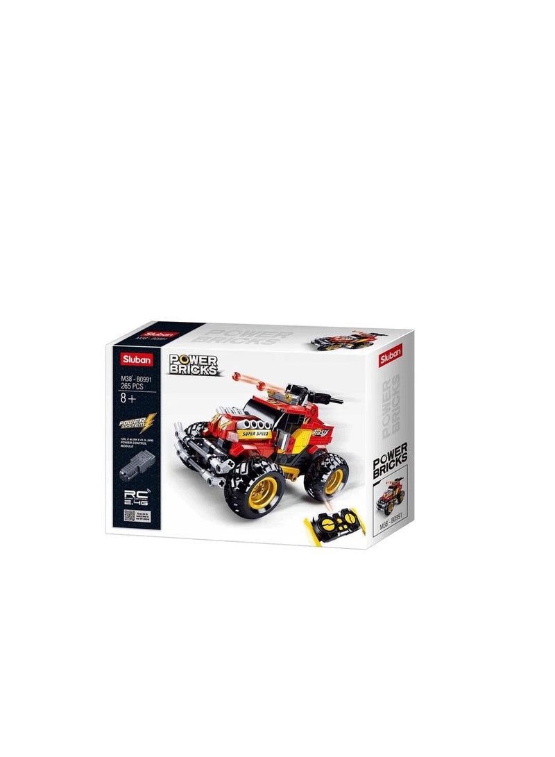 Sluban - Red RC Car Building Toy