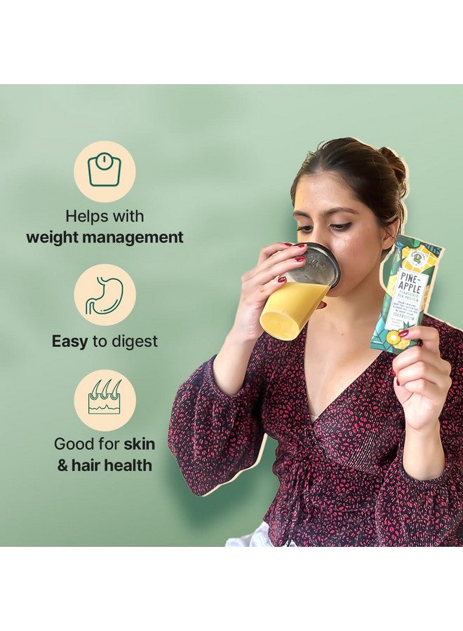 GREEN PROTEIN بروتين أخضر مسحوق بروتين البازلاء المعزول خالي من الألبان والغلوتين والمواد المسببة للحساسية وفول الصويا بنكهة الأناناس، الكشمش الأسود، انفجار التوت، البطيخ، المانجو الخام والبرتقال، 6 نكهات × 2 كيس، عبوة من 12، 23 جرام لكل منها - Image 4