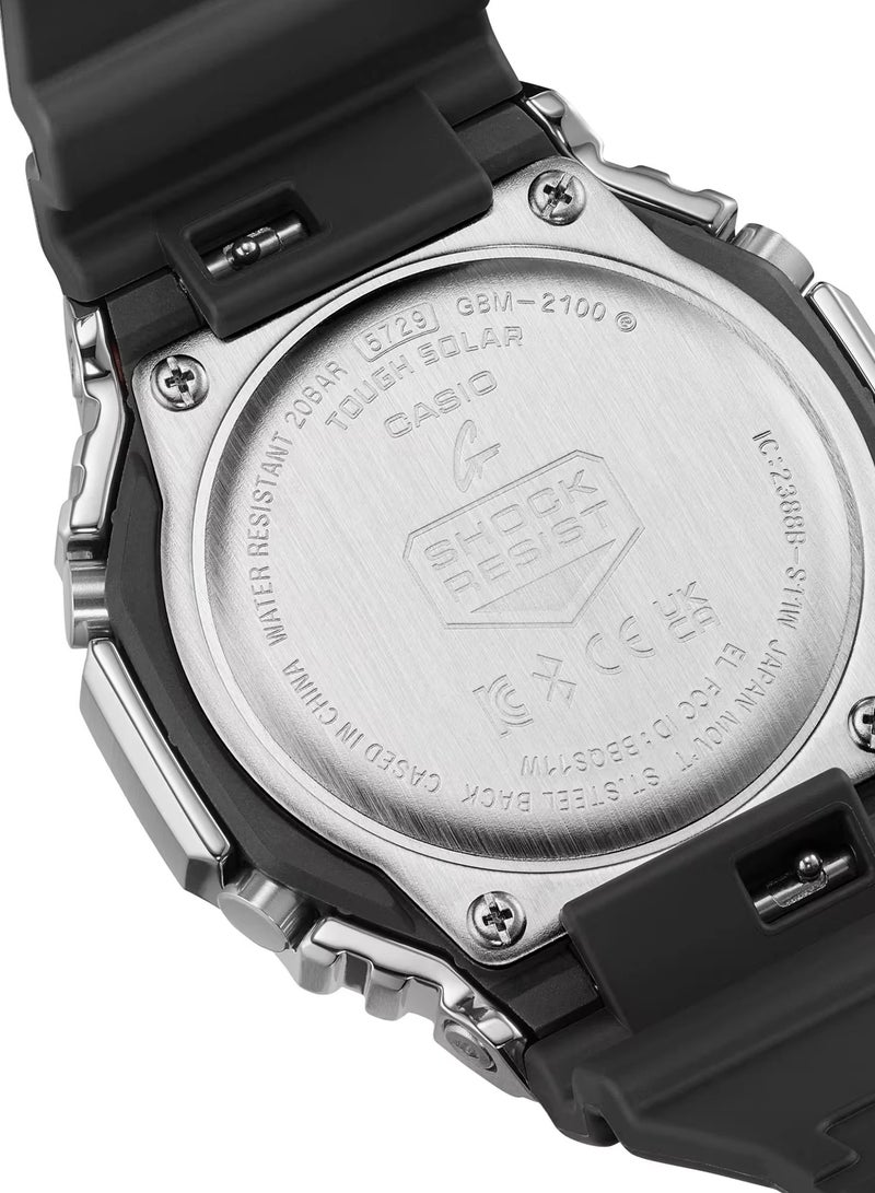 CASIO G-SHOCK G-STEEL Solar Power Metal Men Watch GBM-2100-1ADR - Image 3