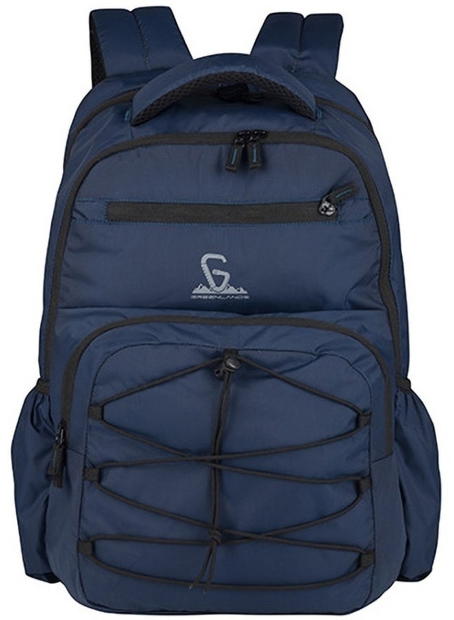 جرينلاندز حقيبة ظهر GNL Ziggy بسعة 37 لتر – كحلي، تصميم مريح، مقاومة للماء، وأقسام تقنية لحمل الأجهزة - Image 1