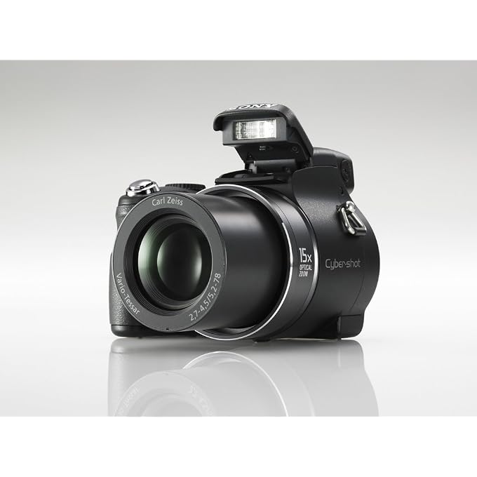 سوني كاميرا رقمية Cybershot DSC-H7 بدقة 8.1 ميجابكسل مع تقريب بصري لتثبيت الصورة 15x (طراز قديم) - Image 3