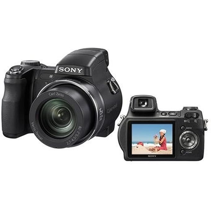 سوني كاميرا رقمية Cybershot DSC-H7 بدقة 8.1 ميجابكسل مع تقريب بصري لتثبيت الصورة 15x (طراز قديم) - Image 1